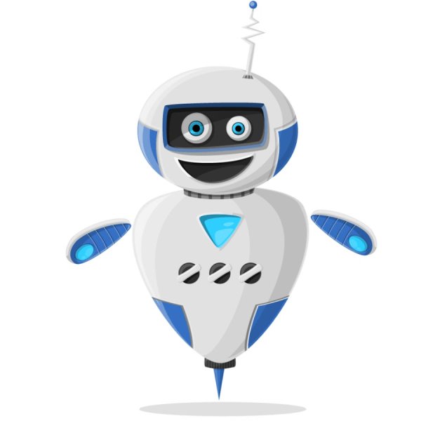 Робот силуэт