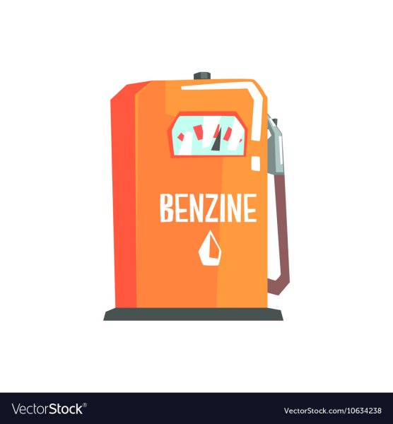 Колонка АЗС рисунок