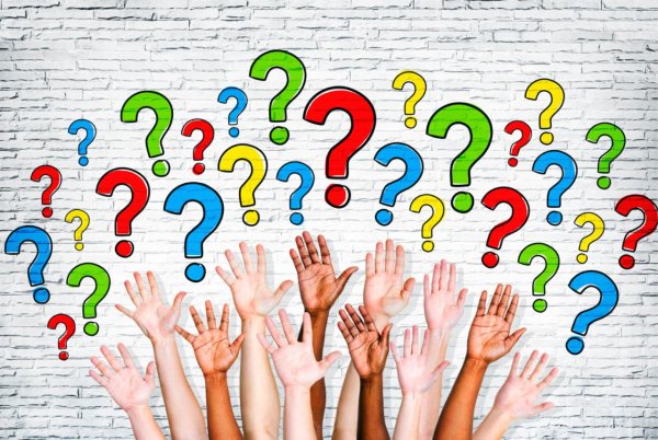 Креативный знак вопроса