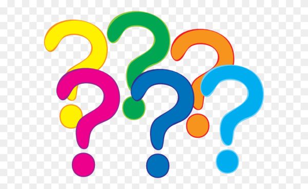 Знаки вопроса разноцветные