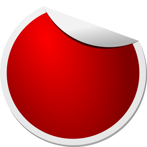 Круглая наклейка вектор