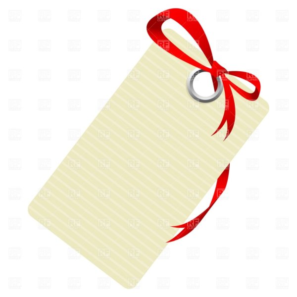 Бирка на ленте