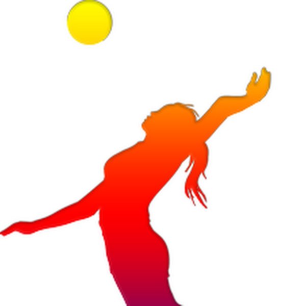 Спортивные силуэты цветные