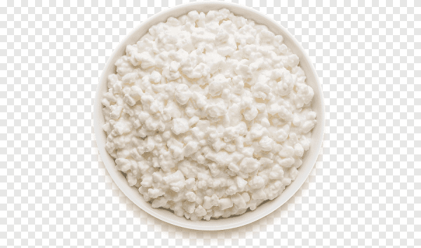 Творог сверху