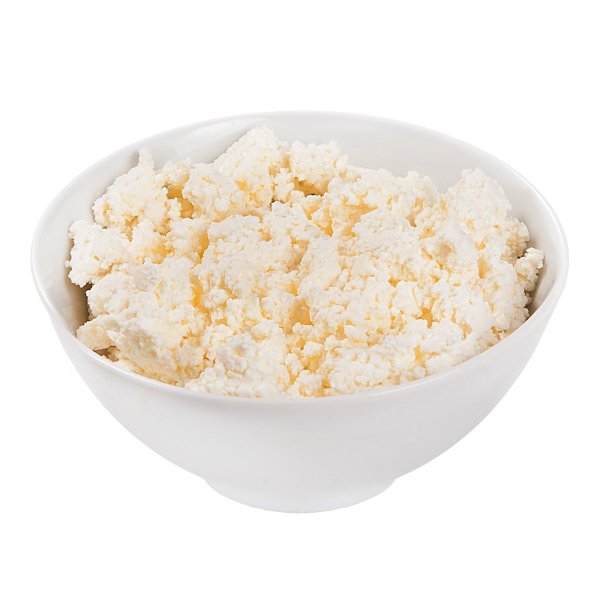 Творог в тарелке