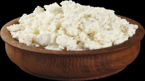 Творог в тарелке