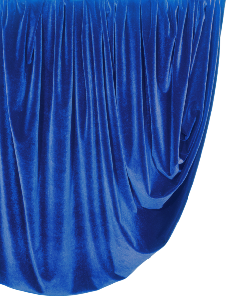 Шелковые синие шторы