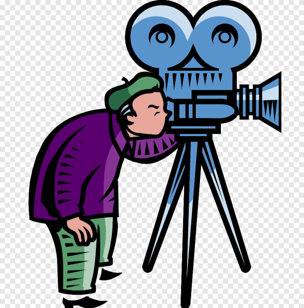 Съемка фильма иллюстрация
