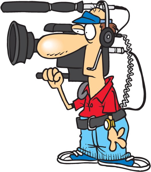 Видеооператор иллюстрация