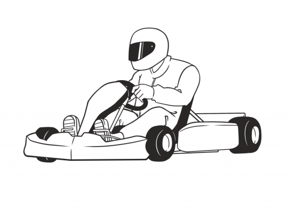 Картинг силуэт