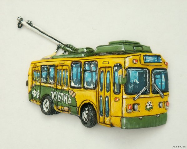 Троллейбус иллюстрация