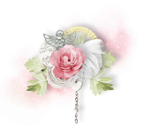 Винтажные аксессуары на прозрачном фоне