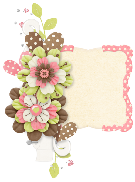 Цветочки для скрапбукинга