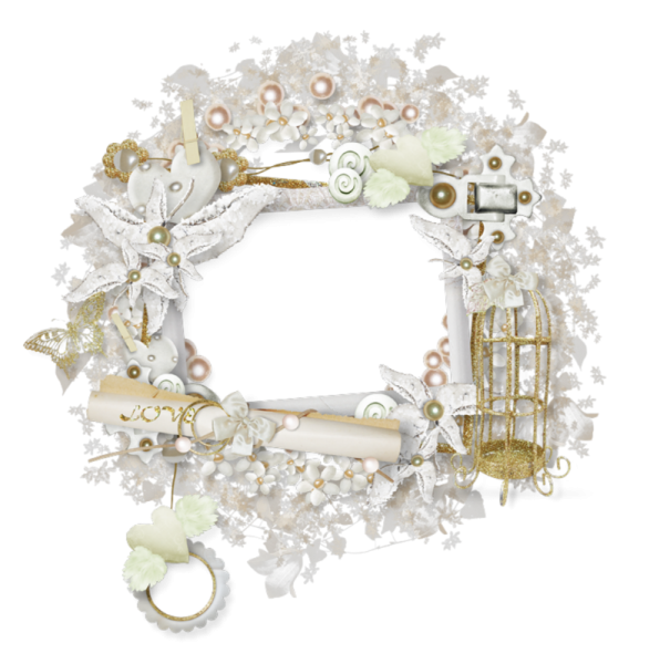 Свадебная рамка Скрапбукинг