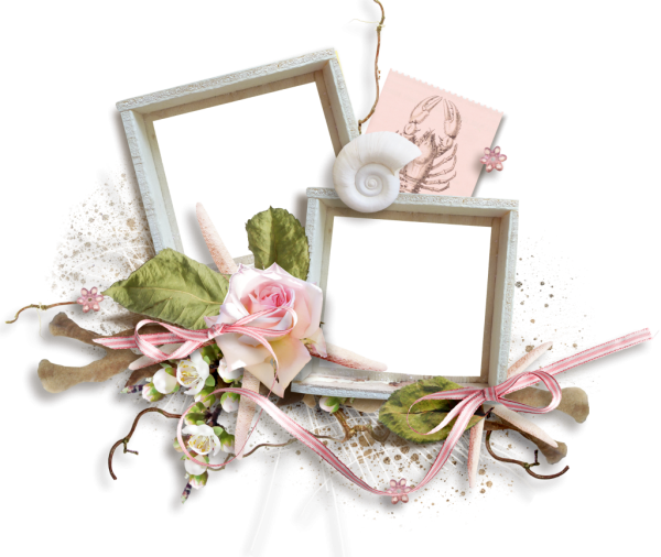 Винтажные рамки для коллажа