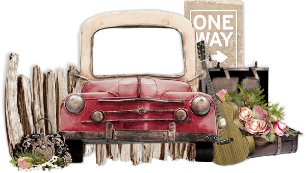 Винтажный скрап набор