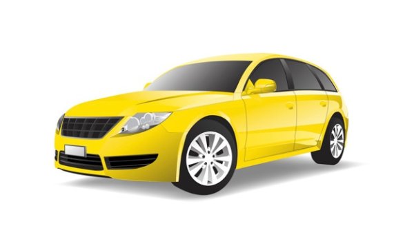 Желтые легковые автомобили