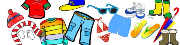 Одежда и обувь клипарт