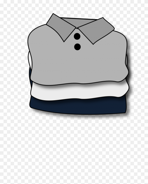 Сложенная одежда без фона