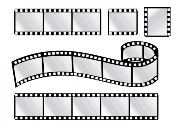 Рамка в виде кадра фотопленки