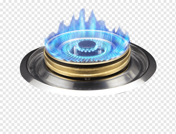 Природный ГАЗ на белом фоне