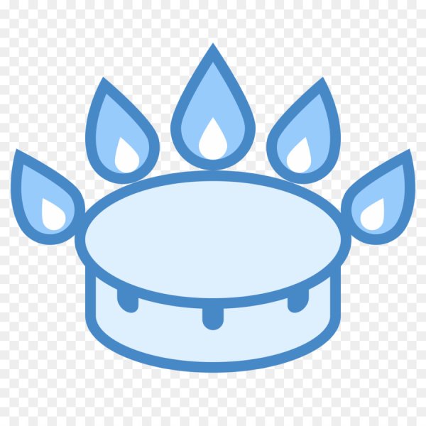 Газовая плита в огне для детей