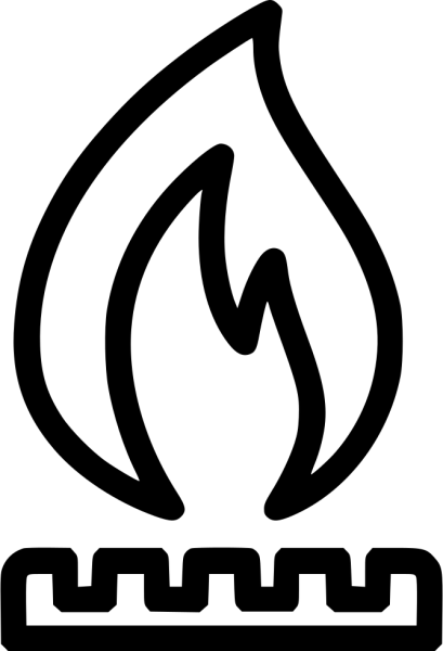 Газовая конфорка без фона