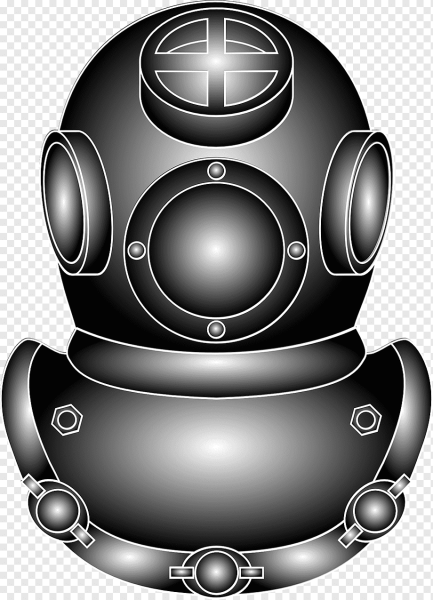 Шлем подводника вектор