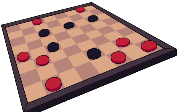 Шашки мультяшные