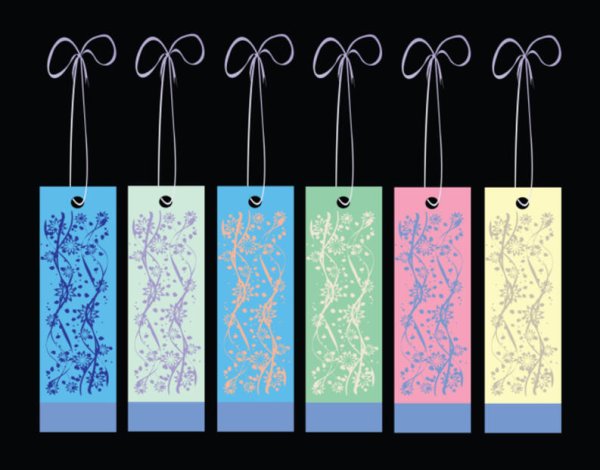 Книга с закладкой вектор