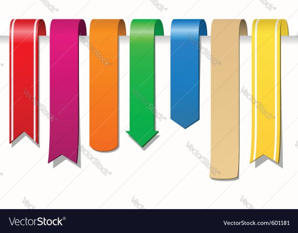 Лента закладка вектор