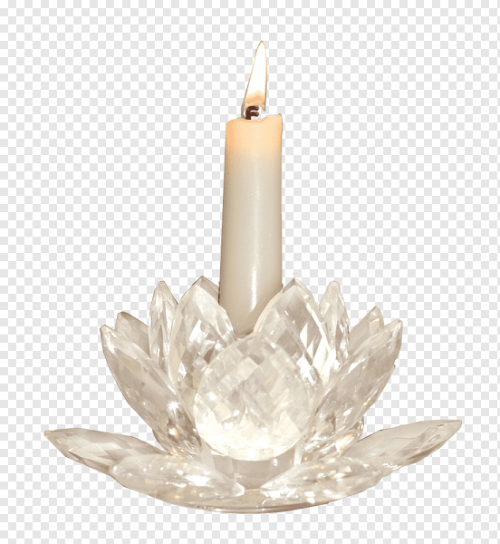 Свеча на белом фоне