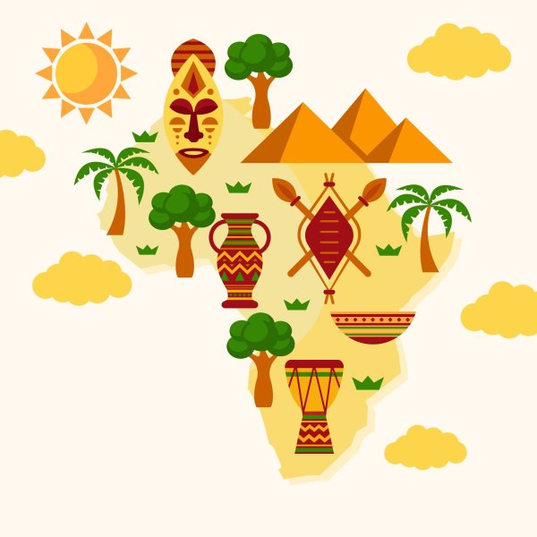 Африка вектор