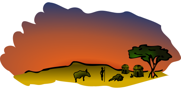 Мультяшная природа Африки