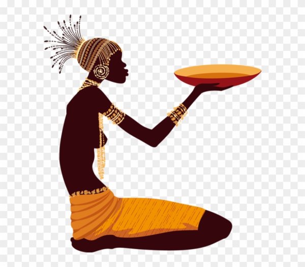 Силуэт африканца