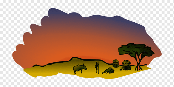 Африка для детей на прозрачном фоне