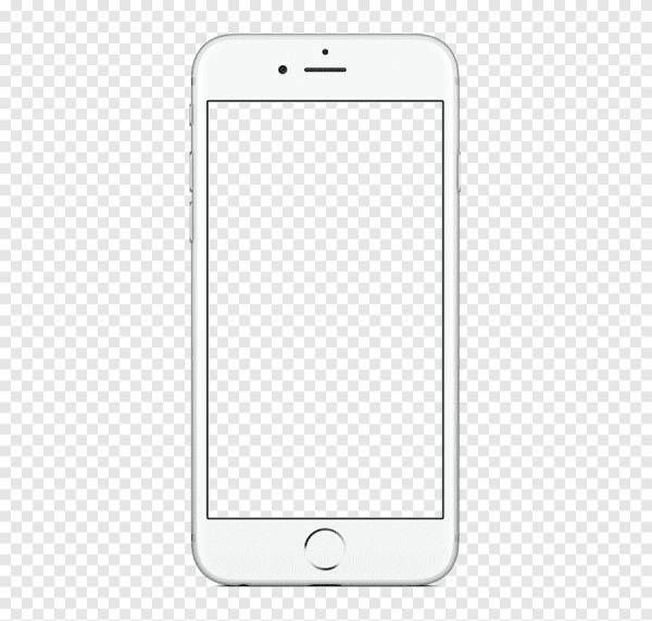 Айфон на прозрачном фоне