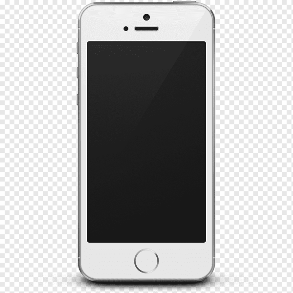 Сотовый телефон на белом фоне