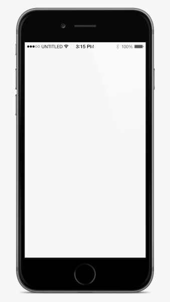 Айфон с пустым экраном