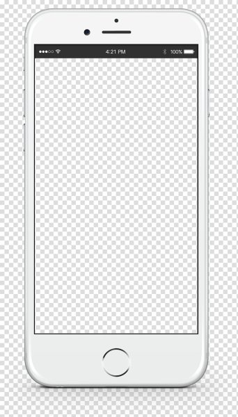 Телифон с прозрачным фоном