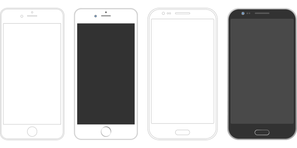 Макет смартфона