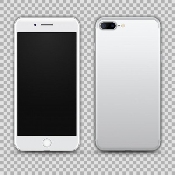 Смартфон вид спереди