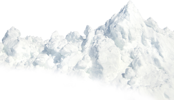 Сугроб без фона