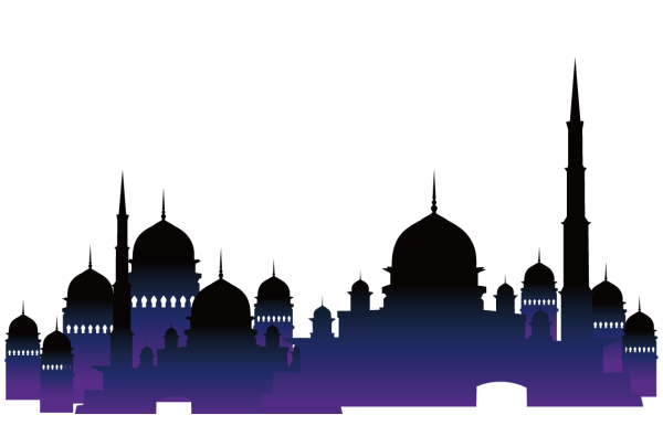 Минарет мечети вектор