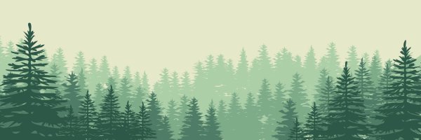 Векторное изображение леса