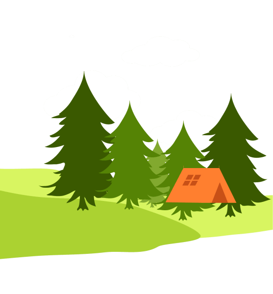 Лес вектор
