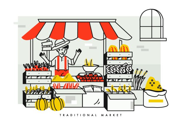 Базар вектор