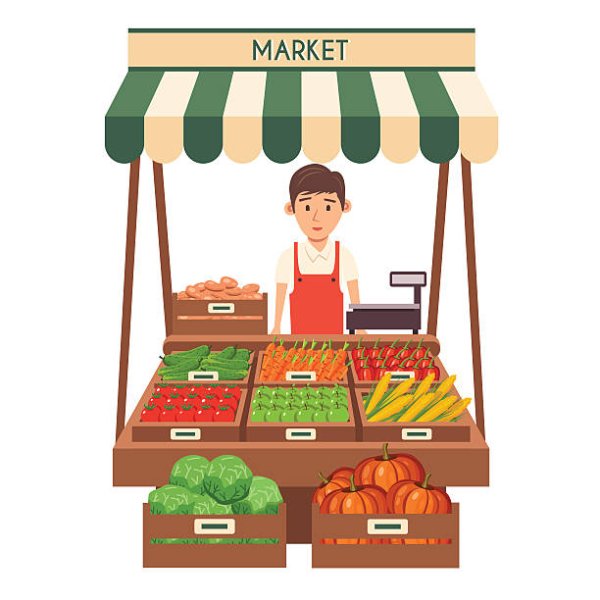 Рыночный прилавок для детей