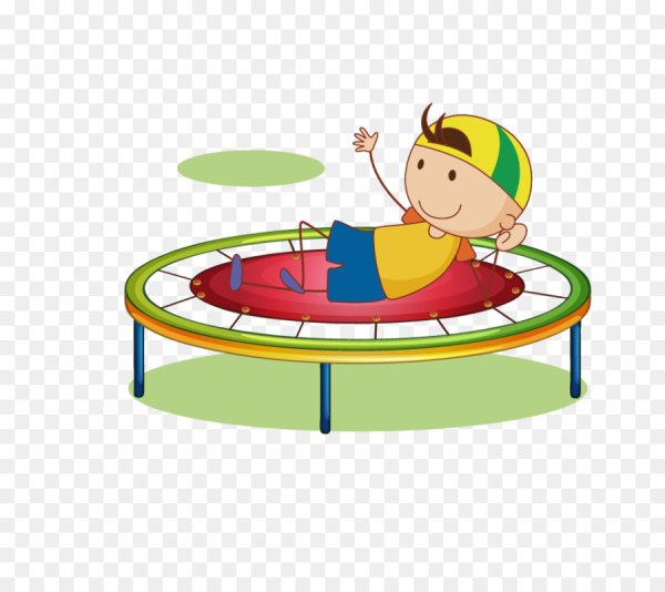 Батут мультяшный