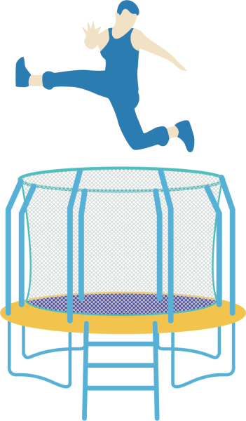 Нарисовать батут